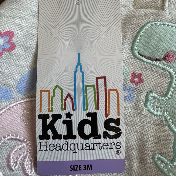 Kids Headquarters Infant 3 Months Girls 4-Piece Hoodie T-Shirt Jogger Legging - Picture 6 of 7